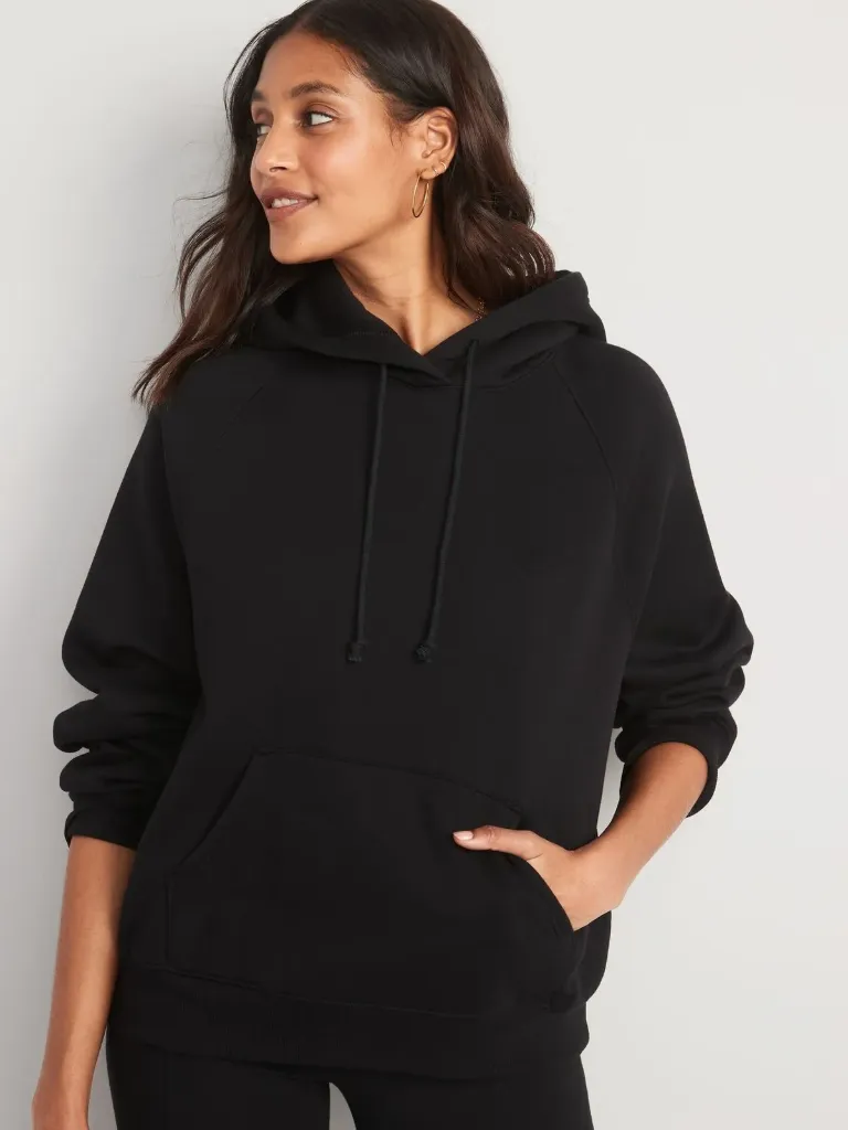 Oversized Hoodie (Black, S)
