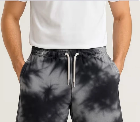 Tie Dye Shorts (Black, S)