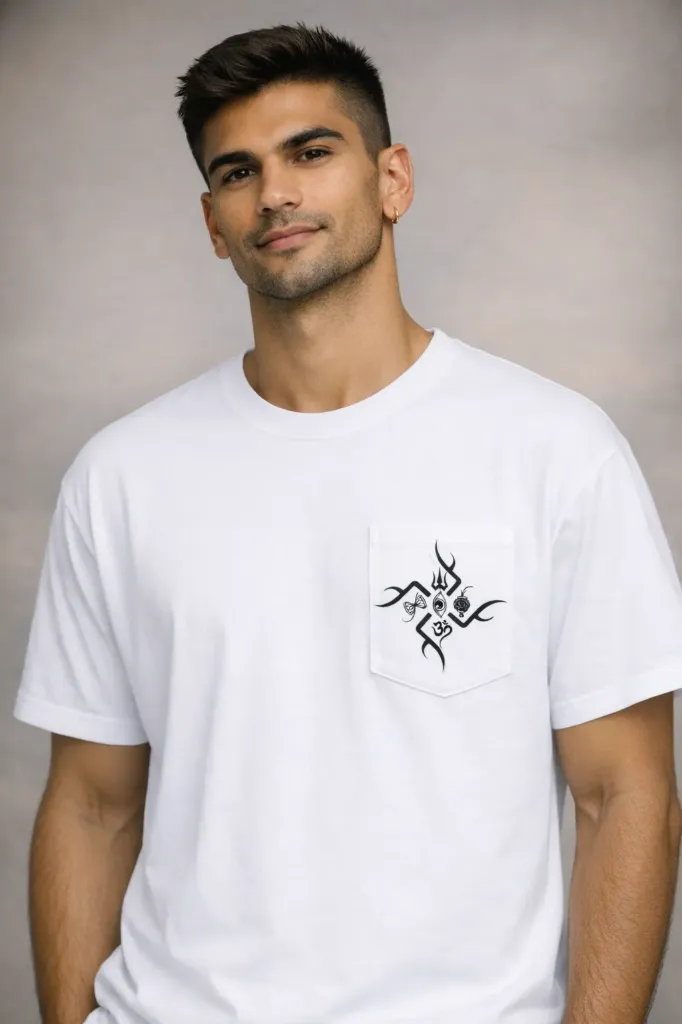 Tribal Shiva Pocket Shirt (XS)