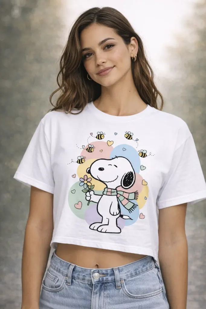 Cute Snoopy Crop Top (XS)