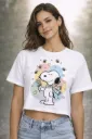 Cute Snoopy Crop Top