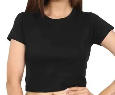 Crop Top (Black, XS)